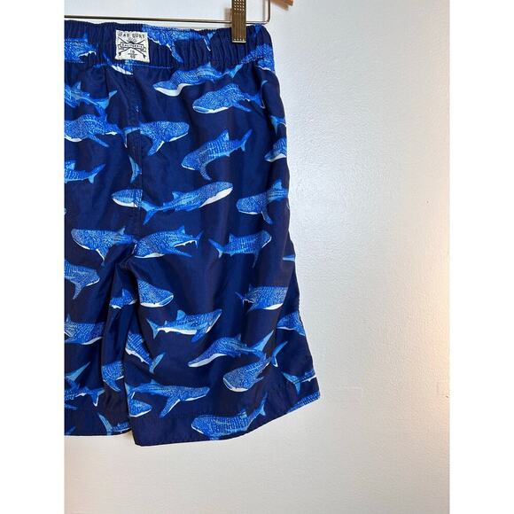 GAP KIDS Boy’s Blue Shark Camouflage Swim Board Shorts / Size: L 10 - Picture 9 of 9
